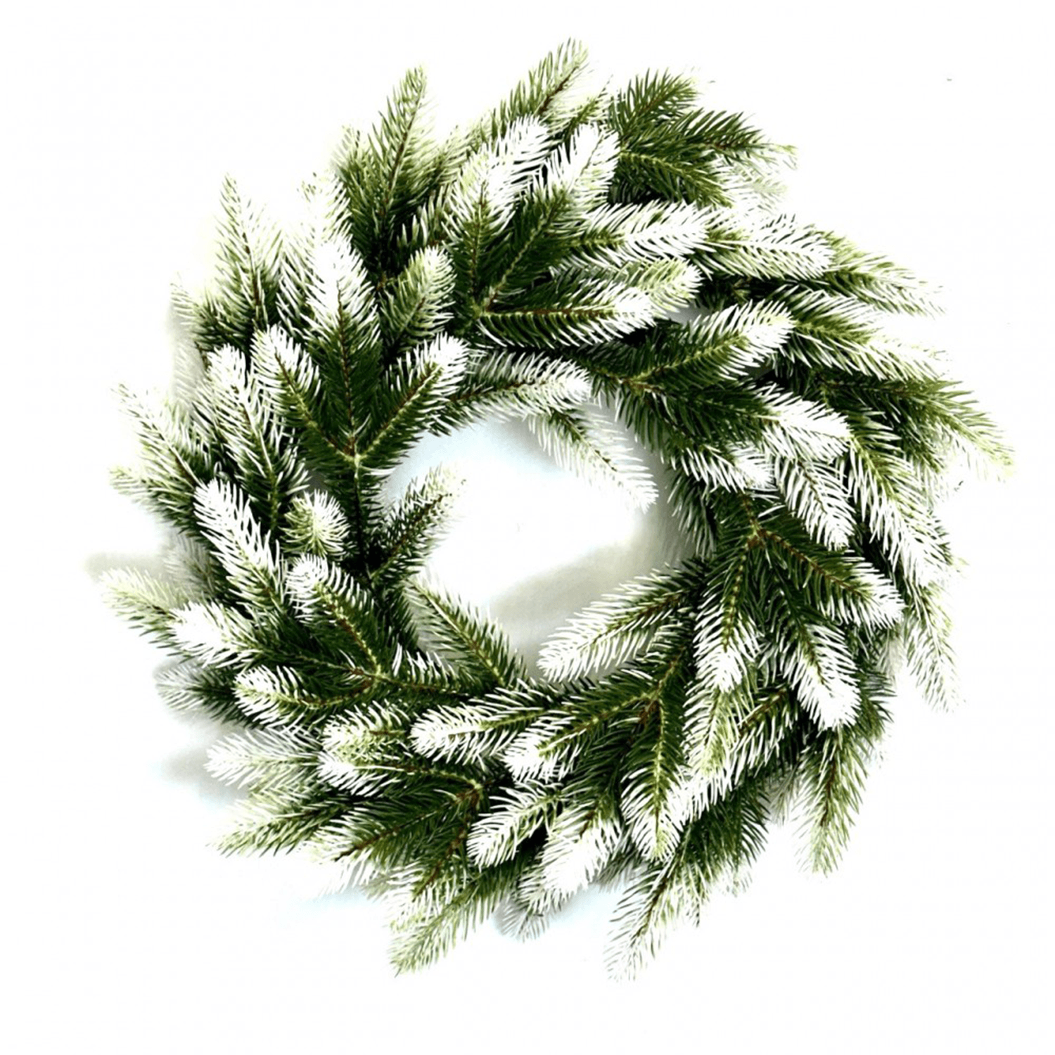 Coroniță Green White 3D 45cm