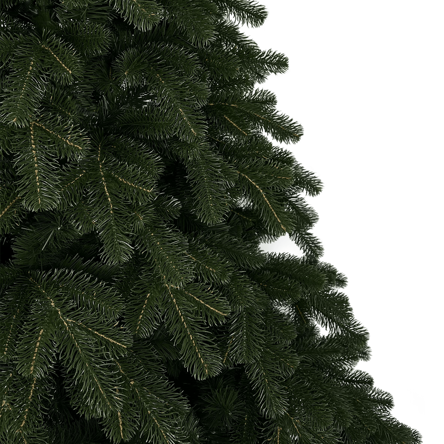 Detalii ace brad artificial 3D Evergreen