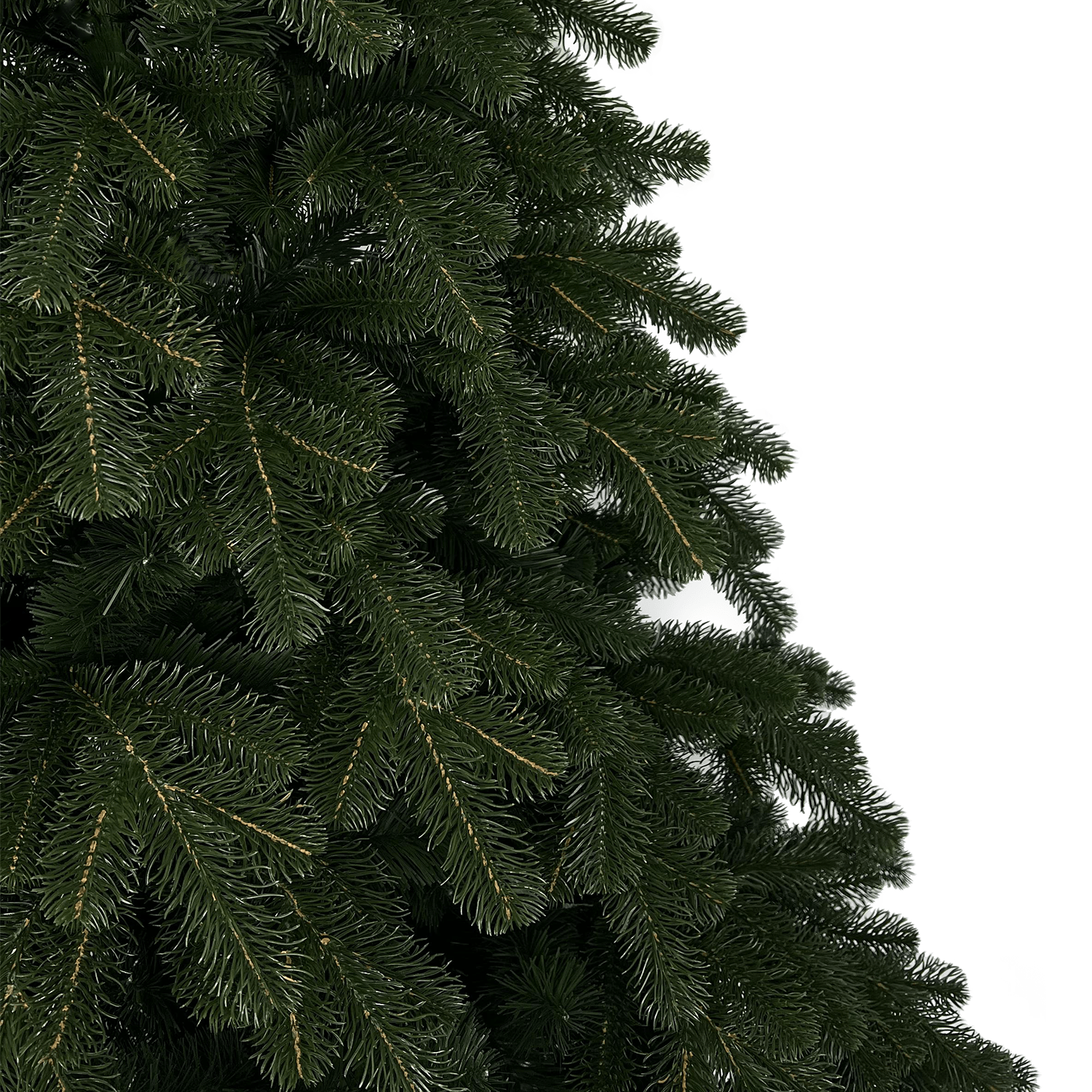 Detalii ace brad artificial 3D Evergreen